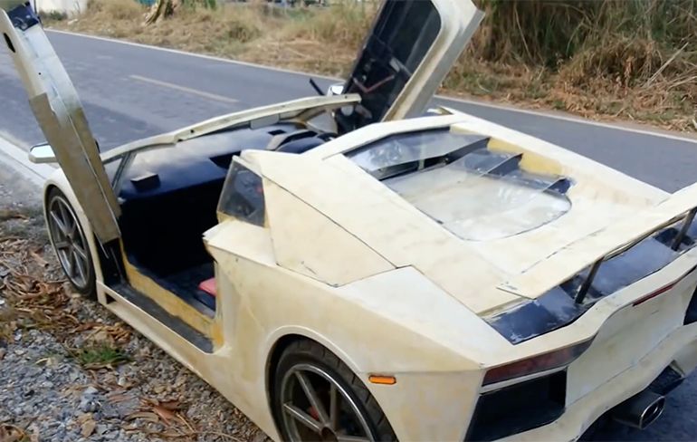 Geen geld voor een echte Lamborghini? Die maak je toch zelf!