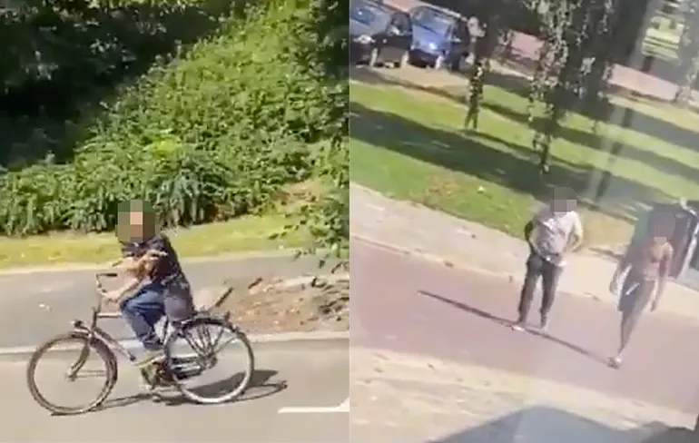 Gekkie fittie in Groningen: Guy pakt pipa uit handtasje en schiet