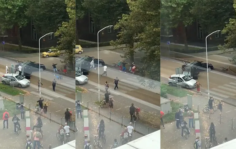 Gewoon een hele gezellige matpartij in Wageningen!