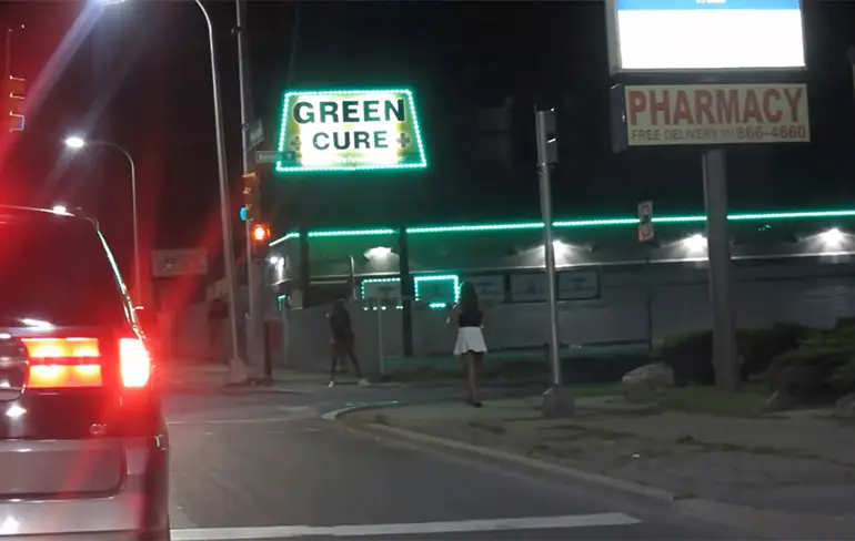 Gewoon een ritje in de avond door Detroit