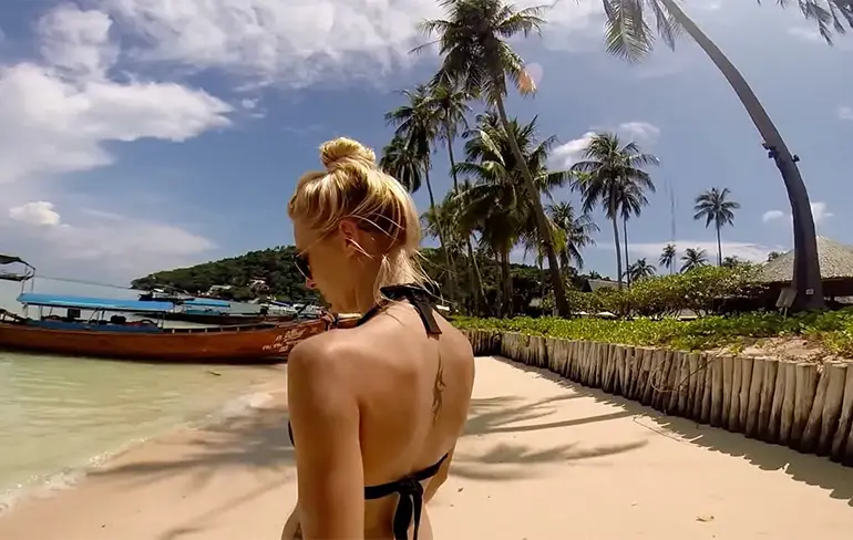 Gewoon even lekker genieten van uitzicht wat je op vakantie kunt hebben...