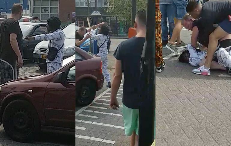 Gezellig in Leeuwarden: Omstanders overmeesteren agressieve man met stok
