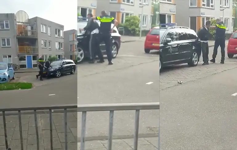 Gezellig in Leiden: Agent weigert te legitimeren en gebruikt pepperspray
