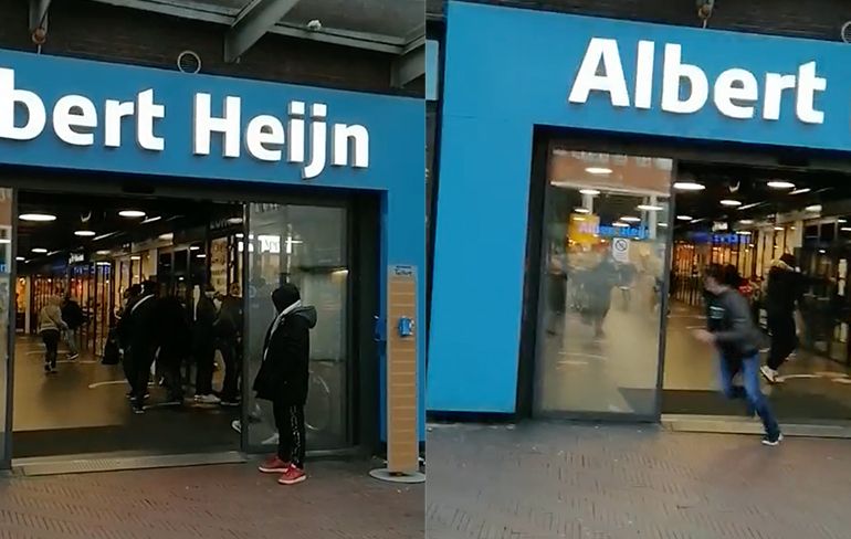 Gezellig: Man schiet met gaspistool tussen winkelend publiek bij AH Bijlmerplein