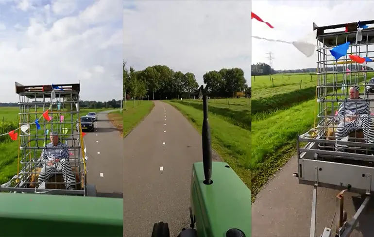 Gezellig vrijgezellenfeestje op het boerenland