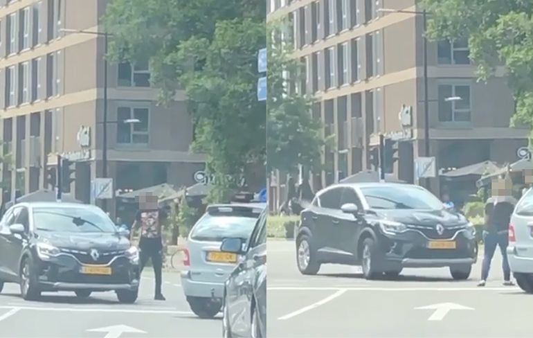 Gezelligheid in Tilburg: Man rijdt tijdens ruzie in op andere auto