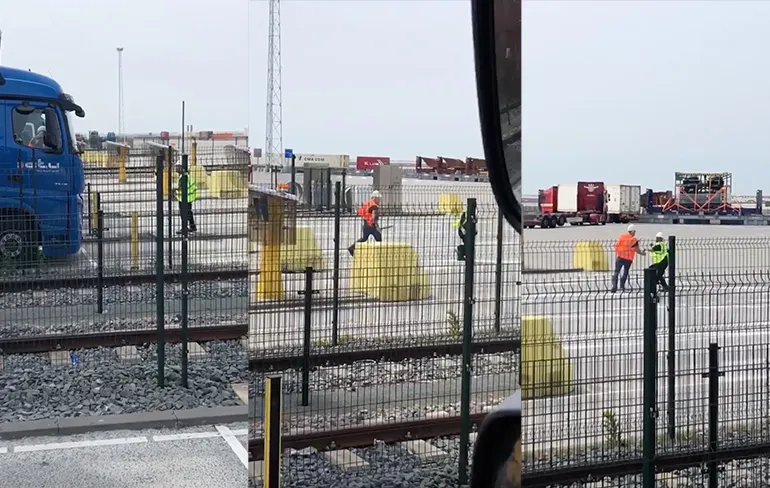 Gezelligheid op de RWG Terminal op de Maasvlakte