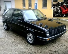 Golf Mk2 1150HP 16V Turbo waarin je zeker wil rijden!