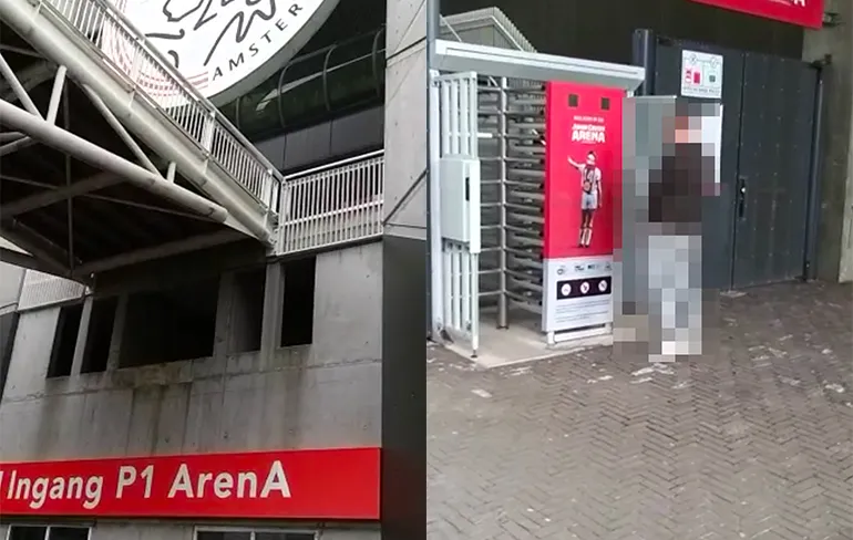 Hagenees gebruikt Johan Cruyff Arena als toilet