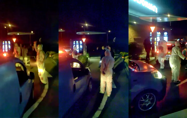 Halloween in McDrive in Amersfoort was een gezellige boel