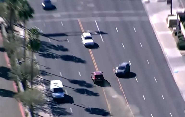 Heftige frontale botsing tijdens achtervolging in Arizona