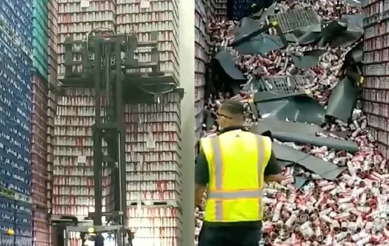 Heftruckchauffeur heeft dat echte maandaggevoel