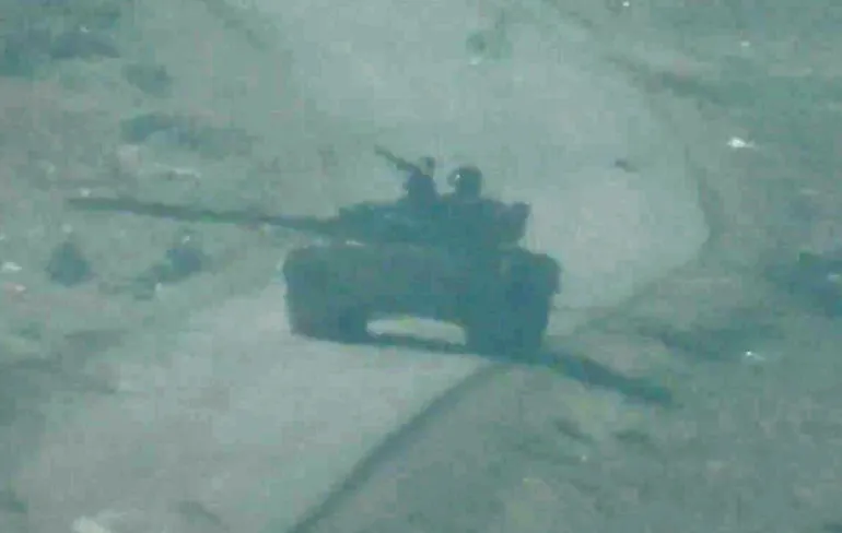 Hele zware tank in Syrië is niet meer...