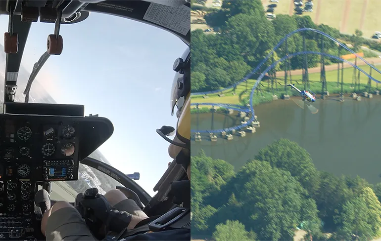 Helikopter haalt bizarre capriolen uit tijdens Defqon.1 Power Hour