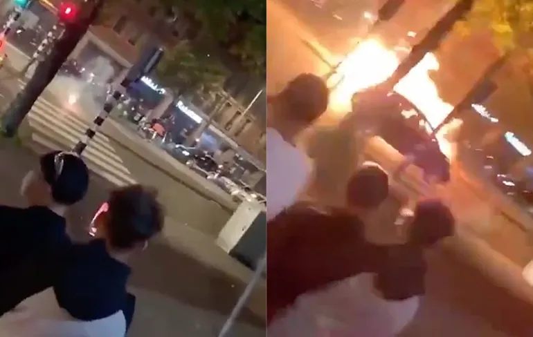 Herres: Vuurwerk gooien naar politie in Kanaleneiland en vuurwerkbom in Den Haag