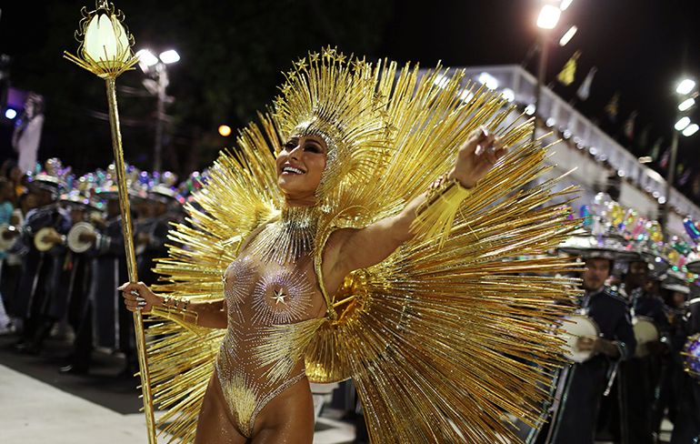 Het 2018 carnaval van Rio in beeld