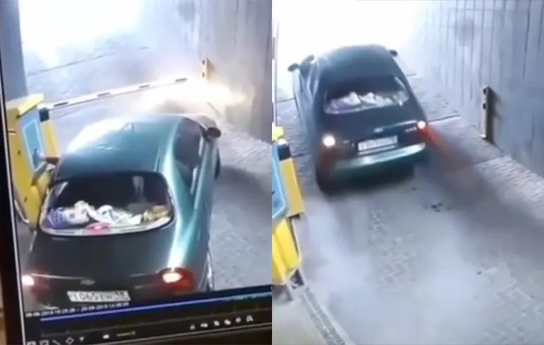 Het is knap hoe je zo'n ruzie kunt hebben met een slagboom