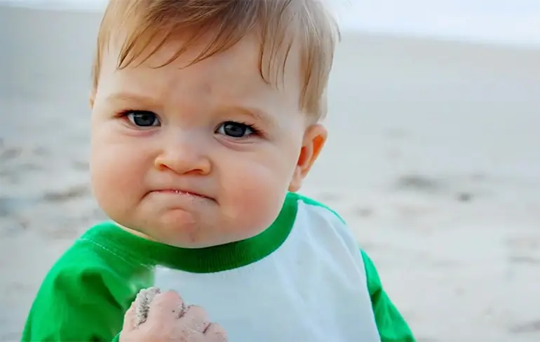Het verhaal achter de meme Success Kid
