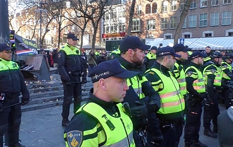 Het was erg gezellig tijdens protesten Zwarte Piet in Eindhoven