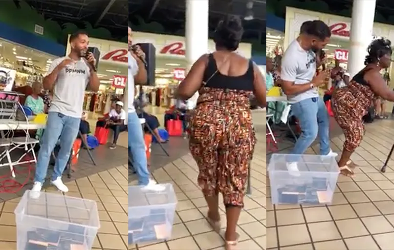 Heupen van oma zitten nog heel erg los