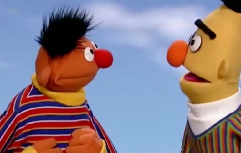 Hey Bert, heb je misschien wat te snuiven?