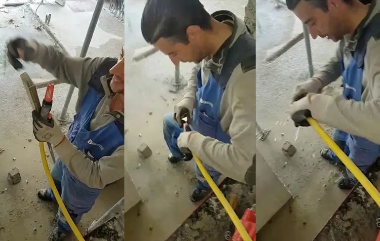 Hey Ramon, jij moet even de waterpas bijvullen