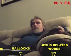 Hoe ziet een balende voetbalsupporter eruit op camera?