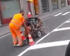 Hoppakee, wegbelijning zo uit de losse pols!