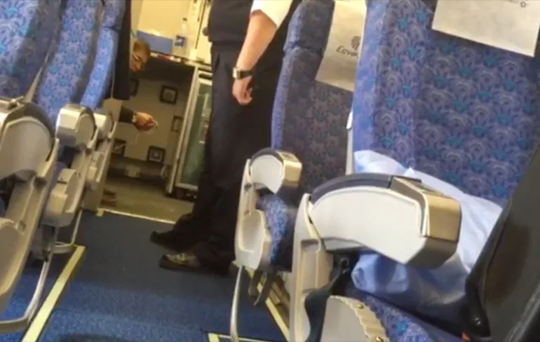 Huub Helthuis maakte video in gekaapte Airbus A320 van EgyptAir
