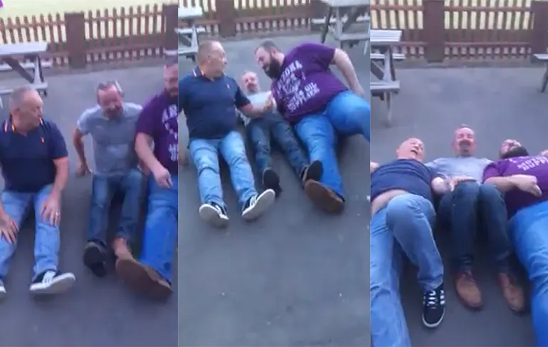 Iemand die roeiboot grap niet kent smerig te grazen genomen