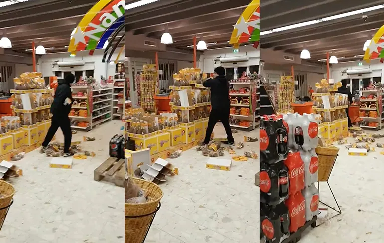 Iemand heeft duidelijk een schurfthekel aan pasen!