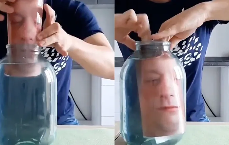 Iemand te grazen nemen met een vers hoofd in de koelkast