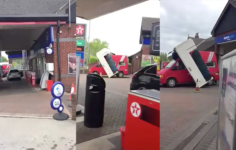 Iets is niet helemaal goed gegaan in de wasstraat