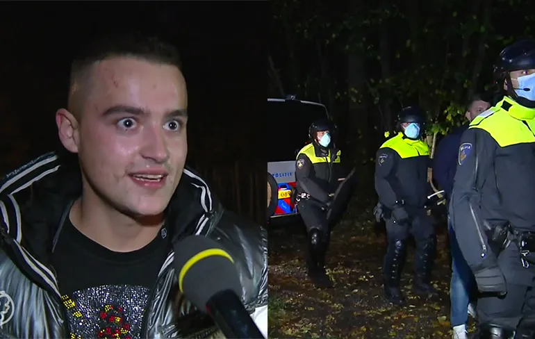 Illegale feestvierders in Limburg klagen over hardhandig optreden van de politie