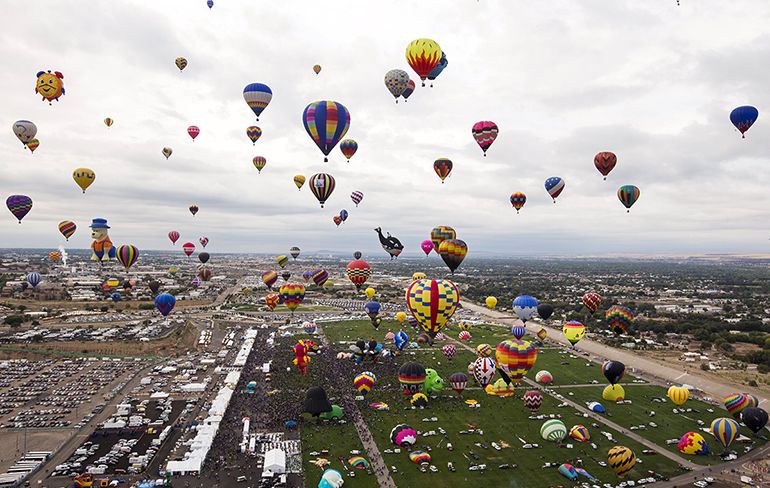 In beeld: Albuquerque International Balloon Fiesta 2015