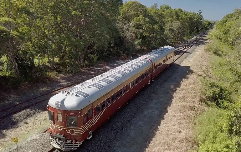 In Australië rijdt de eerste trein op zonne-energie