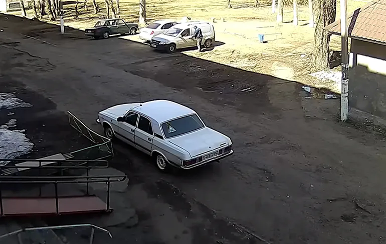 In auto bewaren zuurstofflessen om te lassen is niet erg handig