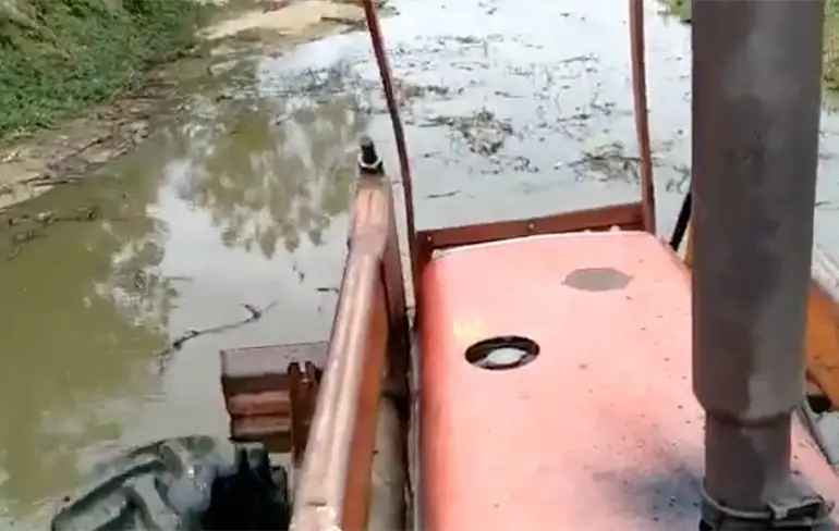 In Braziliaanse deel Pantanal moet je geen pech krijgen met je trekker