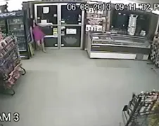 In de was gezette vloer stopt overvaller