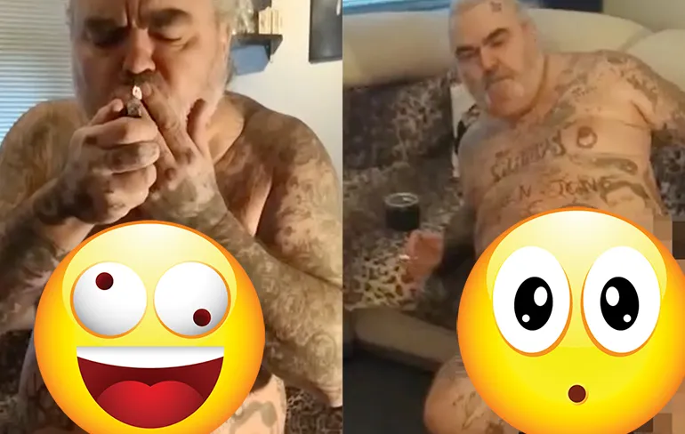 Internet kan definitief uit: Dikke Dennis doet cosplay Fred van Leer video