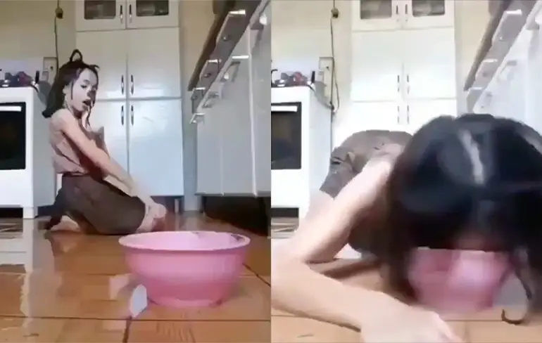 Internet kan uit: Meisje denkt dat ze een echte poes is