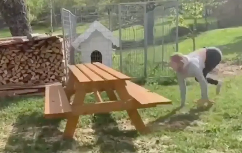 Internet kan uit: Meisje denkt dat ze een paard is