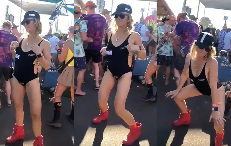 Internet kan uit: Vrouw deelt melk uit op feestje