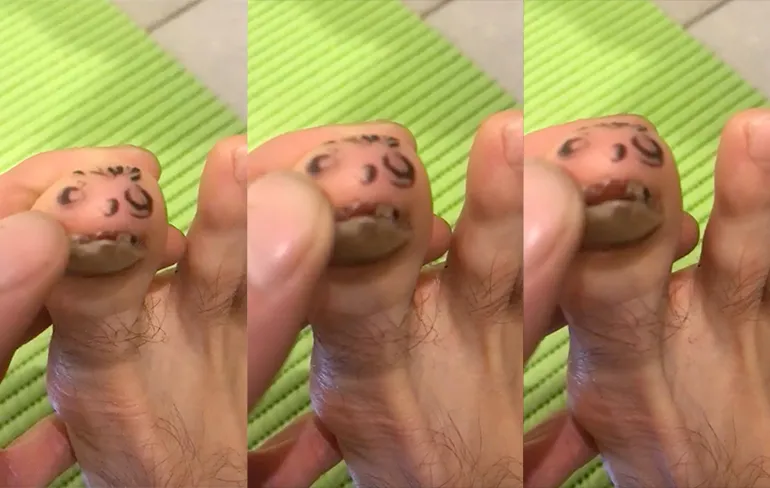 Internet kan uit: Zing eens een liedje met je teen