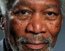 Digitaal vingerverven met Morgan Freeman als resultaat