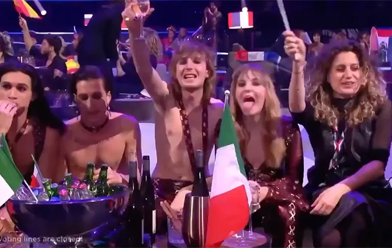 Italiaanse Eurovisie Songfestival winnaar ontkent drugsgebruik tijdens show