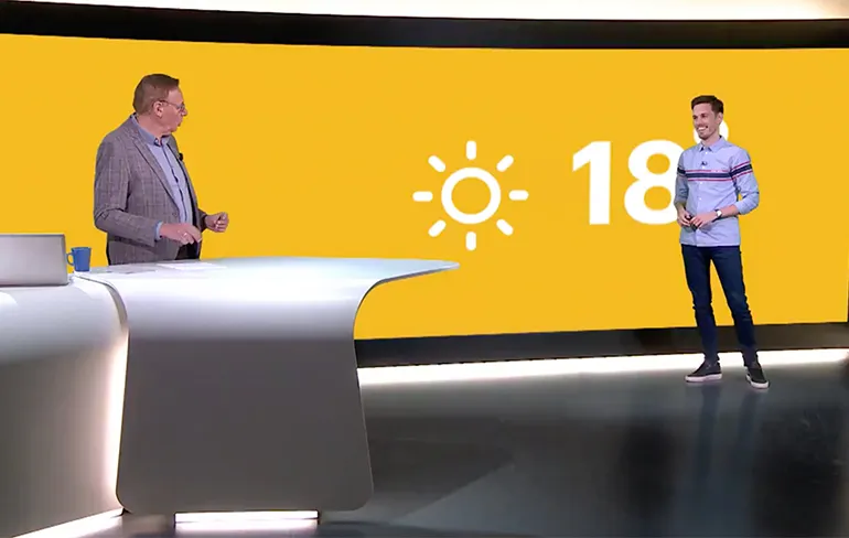 Jan de Hoop dolt met weerman, of is het een vakkenvuller?