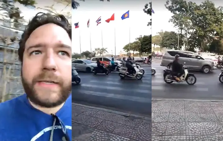 Je moet niet bang zijn om straat over te steken in Vietnam