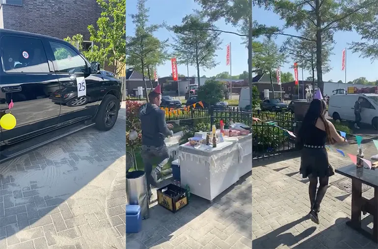 Je verjaardag vieren met anderhalve meter afstand: Een birthday Drive In