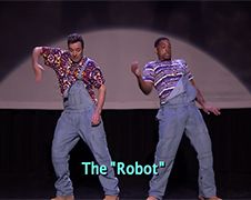 Jimmy Fallon en Will Smith doen Evolution of Hip-Hop Dancing